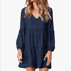 Flowy V-Neck Shift Dress